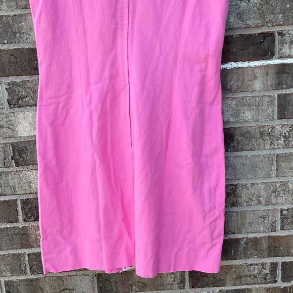 Take 50% OFF-Lilly Pulitzer Sleeveless Pink Shift Dress with White Crochet Sz-14 - Picture 8 of 10